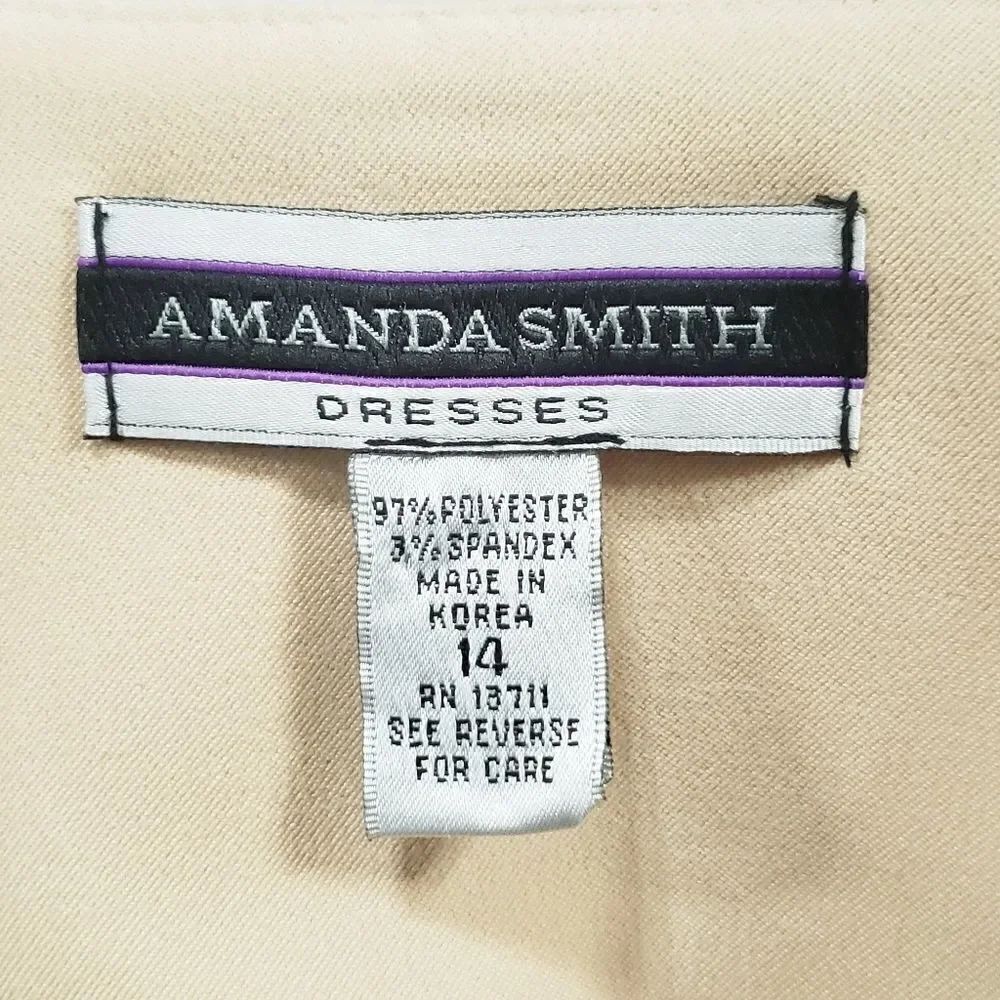 AMANDA SMITH Colorblock Coat Size 14 - Picture 14 of 15